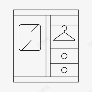 橱柜衣柜模版衣柜橱柜家具图标图标