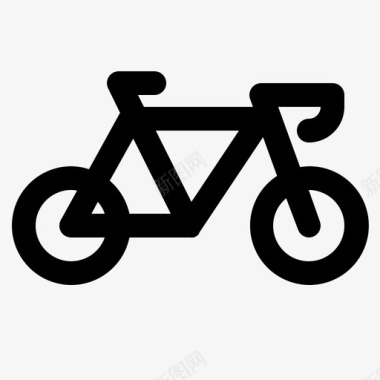矢量公路公路自行车自行车运动图标图标