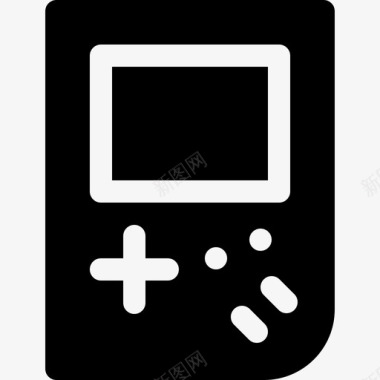 68Gameboy电子68填充图标图标