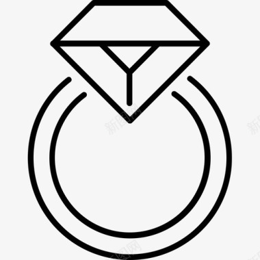 戒指宝石装饰品图标图标