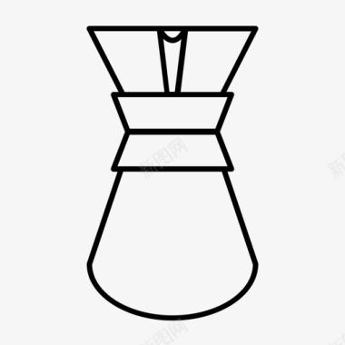 chemex手工咖啡酿造咖啡酿造机手工酿造图标图标