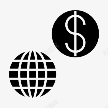 收入世界货币金钱图标图标