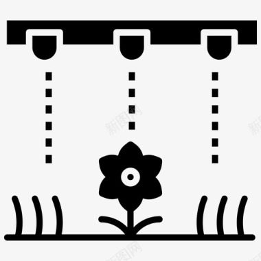 灌溉灌溉农业自动灌溉图标图标