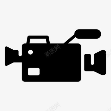 电影专业电影摄像机电影摄像机摄像机图标图标