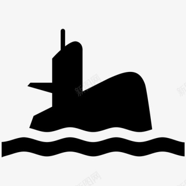 潜艇海军海洋图标图标