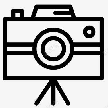 摄像机手持式摄像机记者摄像机图标图标