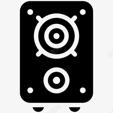 音响系统扬声器音乐系统输出设备图标图标