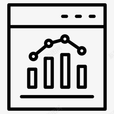 企业授权联机图表分析浏览器图标图标