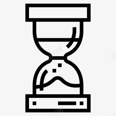 棋盘沙漏时钟时间图标图标