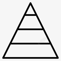 金字塔结构职业金字塔结构图标高清图片