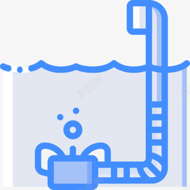 素材17Snorkle冒险运动17蓝色图标图标