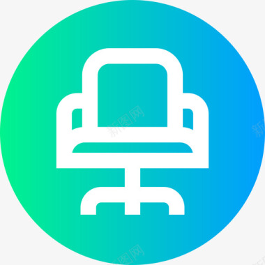 桌椅startup54圆形图标图标