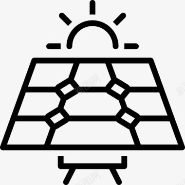 太阳海报图片太阳能电池板图标图标