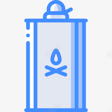 打火机烧烤5蓝色图标图标