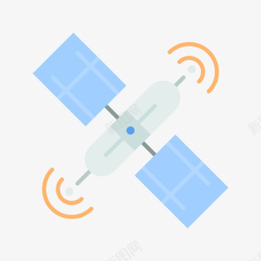 cg空间卫星空间150平面图标图标