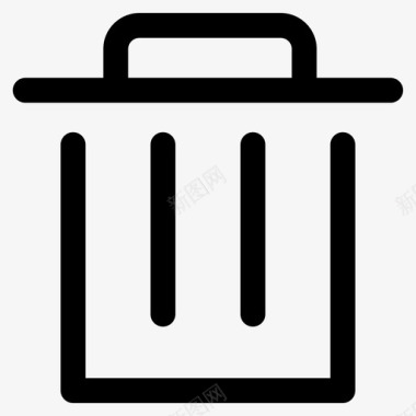 垃圾删除图标删除图标