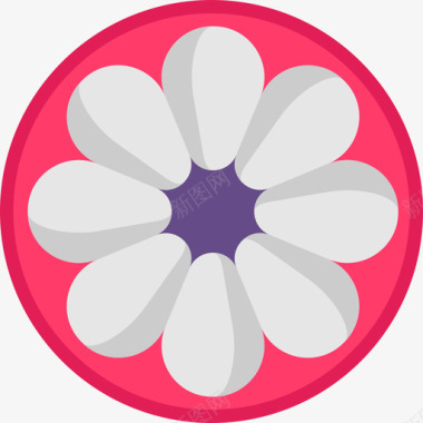 芒果水果蔬菜13扁平图标图标