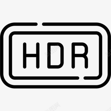 HDRHdr摄像头接口24线性图标图标