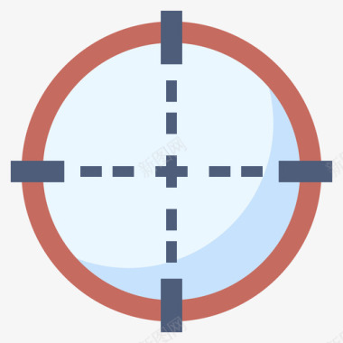 皇家目标皇家6号战斗平坦图标图标