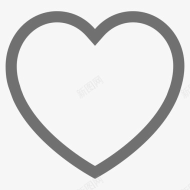 心形盒子素材心图标