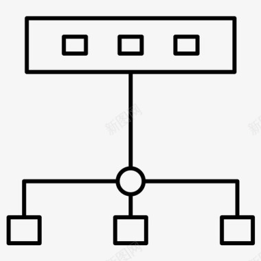 流程图标网络流程图internet图标图标