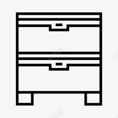 康卡斯系列壁橱橱柜家具图标图标