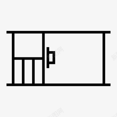 简易桌子壁橱橱柜家具图标图标