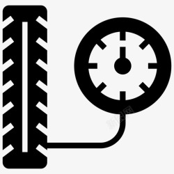 车速度表轮胎压力表仪表板仪表图标高清图片