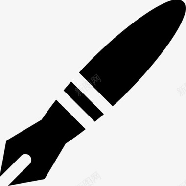 水笔自来水笔教育227填充图标图标