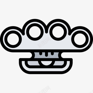 黄铜黄铜黑手党7彩色图标图标