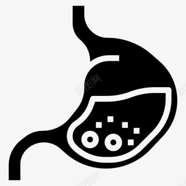 医学人体关节胃解剖学保健和医学图标图标