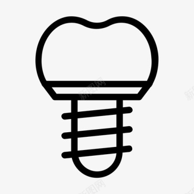 露着牙齿牙齿牙科医学图标图标