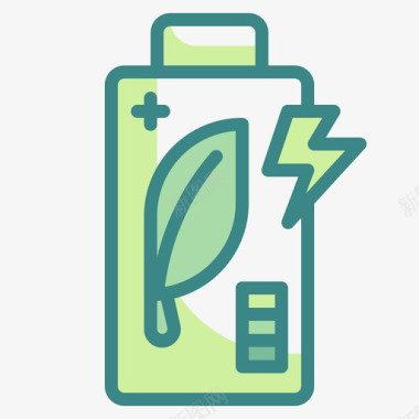 电池生态环境5双音图标图标