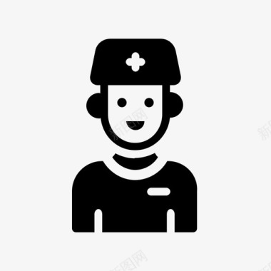 护士护士头像女图标图标