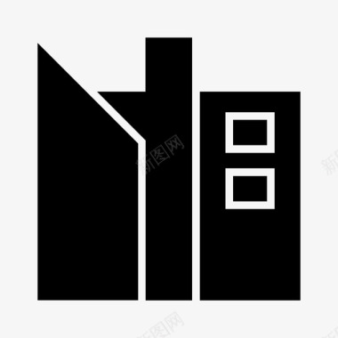 建筑商业城市图标图标