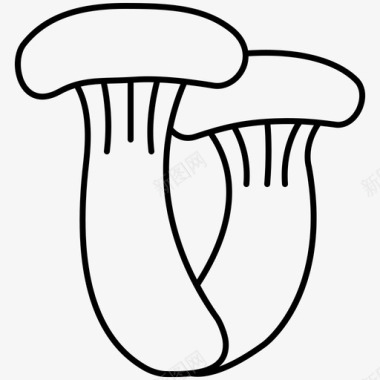 蘑菇菌类大号图标图标