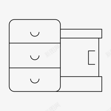 橱柜衣柜模版衣柜橱柜家具图标图标