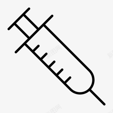 打疫苗疫苗注射注射器图标图标