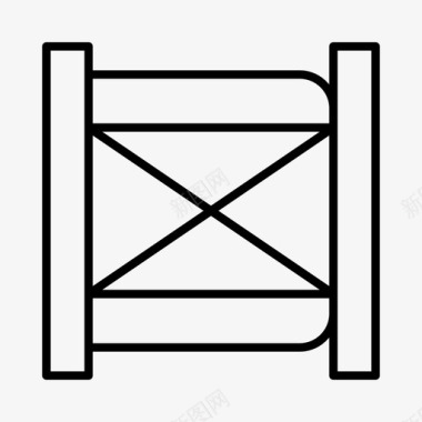 夹铁丝铁丝网建筑围栏图标图标