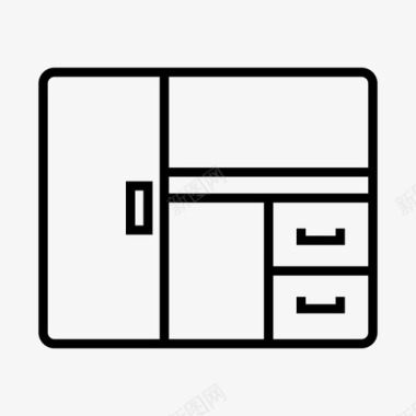 优质橱柜衣柜橱柜家具图标图标