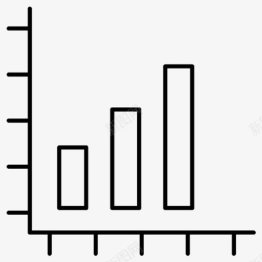 行发行图表条形图业务图标图标