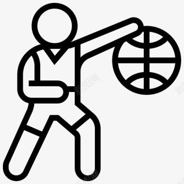 篮球标志篮板球接球图标图标