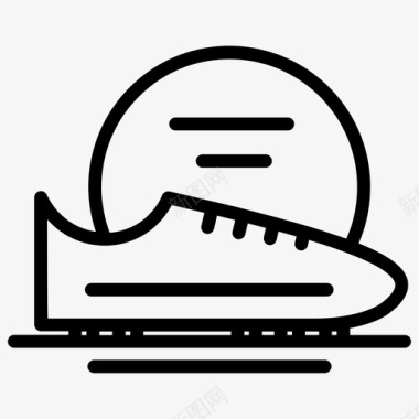 鞋足球鞋运动鞋图标图标