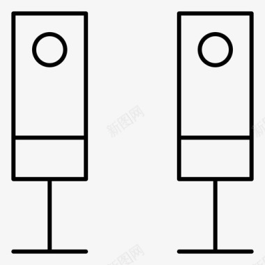 电器音响系统图标图标