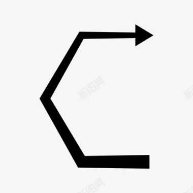 粗树干箭头方向下一个图标图标