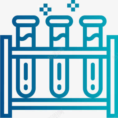 实验科学的图标试管科学84梯度图标图标