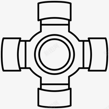 生产零件机械汽车接头图标图标