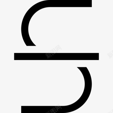 垃圾删除图标删除线文本编辑器44线性图标图标