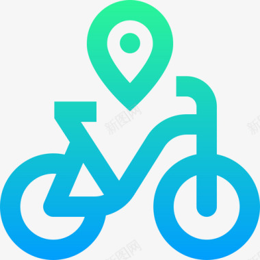 公共交通标识自行车公共交通8坡度图标图标