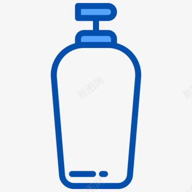 瓶子居家3蓝色图标图标